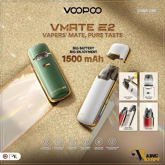 Voopoo - Vmate E2 1500 Mah Pod Mod Elektronik Sigara