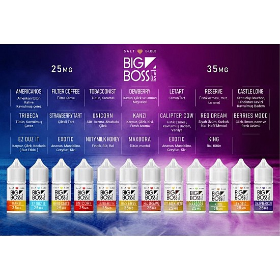Big Boss - Castle Long 30 ml Salt Likit