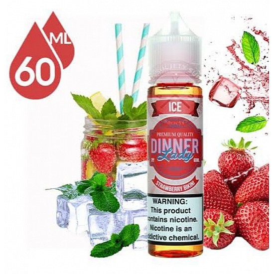 Dinner Lady Summer Holiday Strawberry Bikini 60 ML Premium Likit