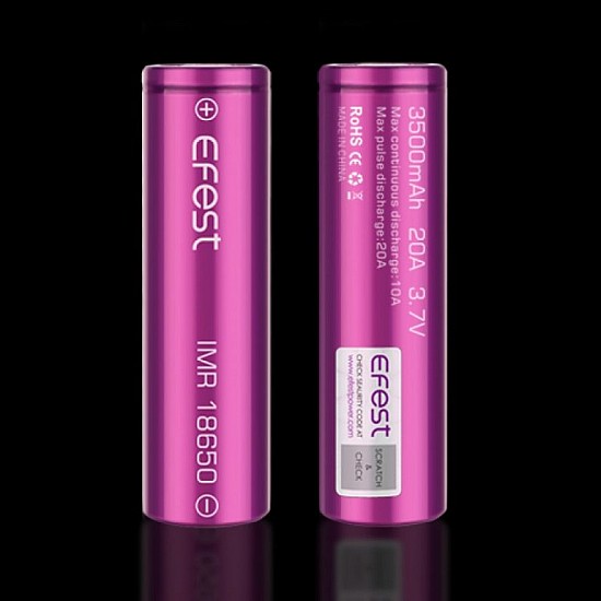 EFEST - IMR18650 3500mAh 20Ah Li-ion Pil
