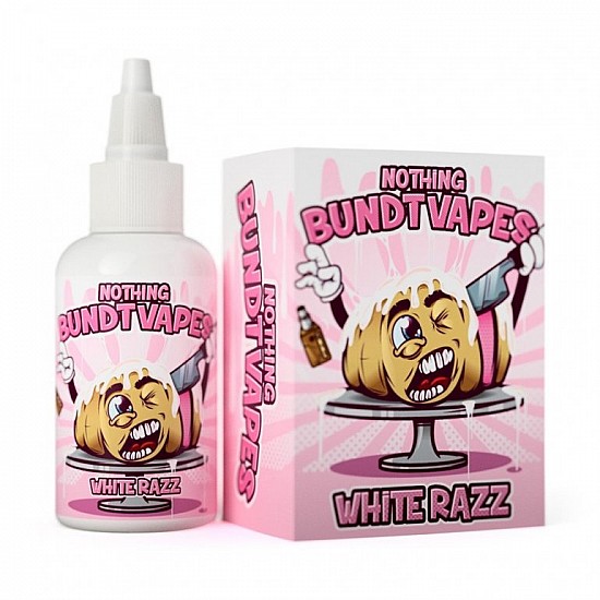 Nothing Bundt Vapes - White Razz 60 ml Premium Likit