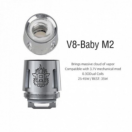 SMOK TFV8 Baby Tank V8 Baby-M2 Coil 0.15 - 0.25 Ohm (5'li Paket)