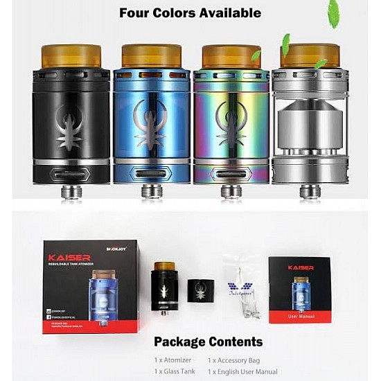 Smokjoy - Kaiser 24 mm RTA Elektronik Sigara Atomizer