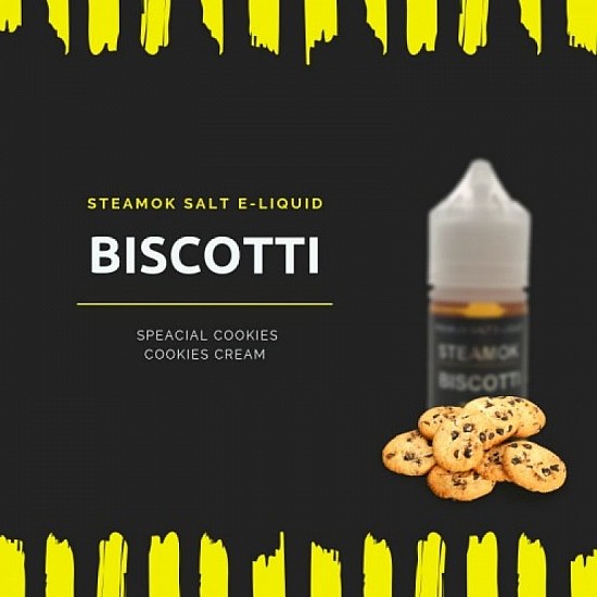 SteamOk - Biscotti 30ML Premium Salt Likit