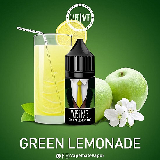 Vape Mate - Green Lemonade 30 ML Likit