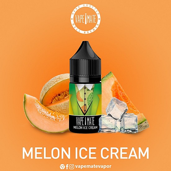 Vape Mate - Melon Ice Cream 30 ML Likit
