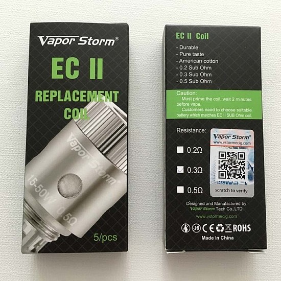 Vapor Storm EC II 5'li Coil