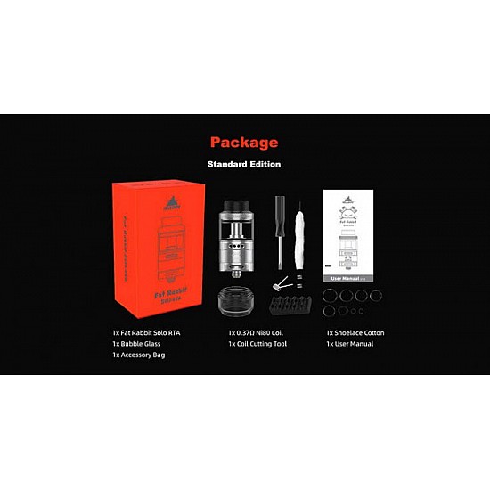 Hellvape - Fat Rabbit Solo 25 mm DL/RDL Elektronik Sigara Atomizer